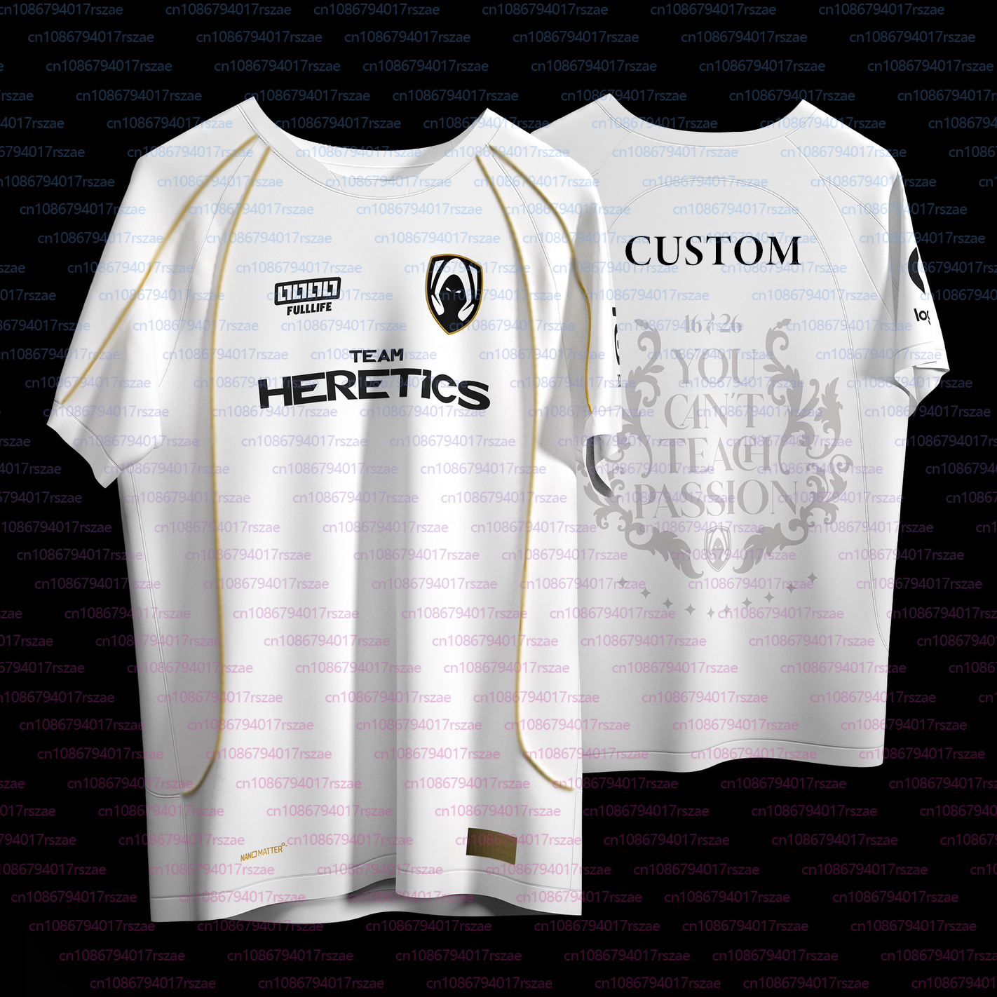 Esports Gaming T Shirt - New 2026 Uniform Team Heretics Jersey