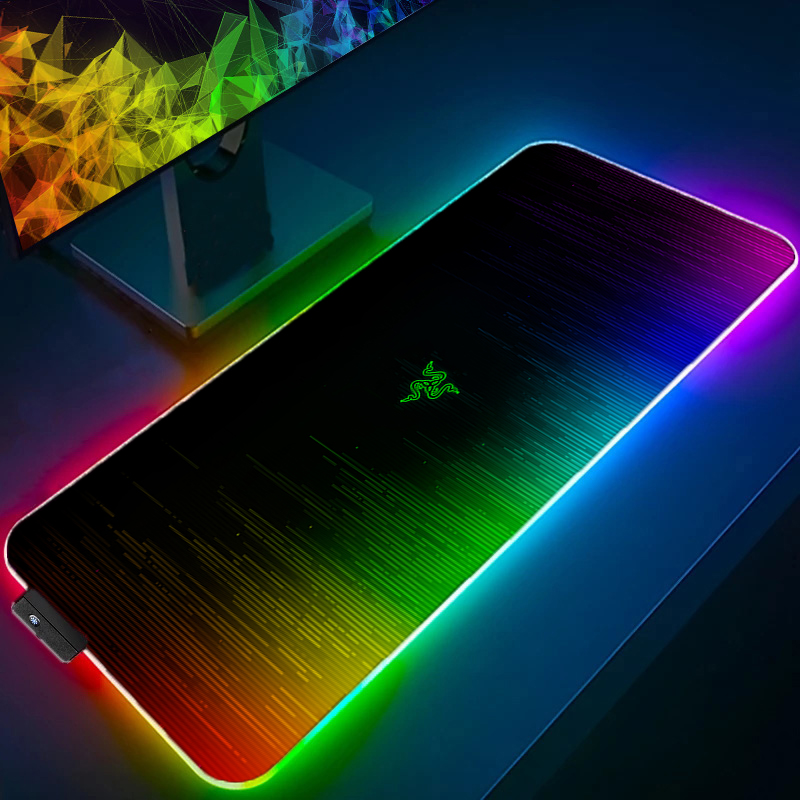 Mouse Pad Extended Rgb - Razer RGB LED Mouse Pad Rubber
