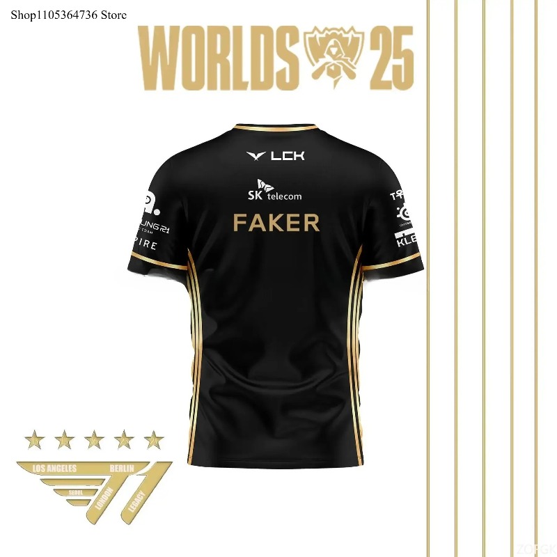 Esports Gaming T Shirt - Faker Jersey League of Legends 2025