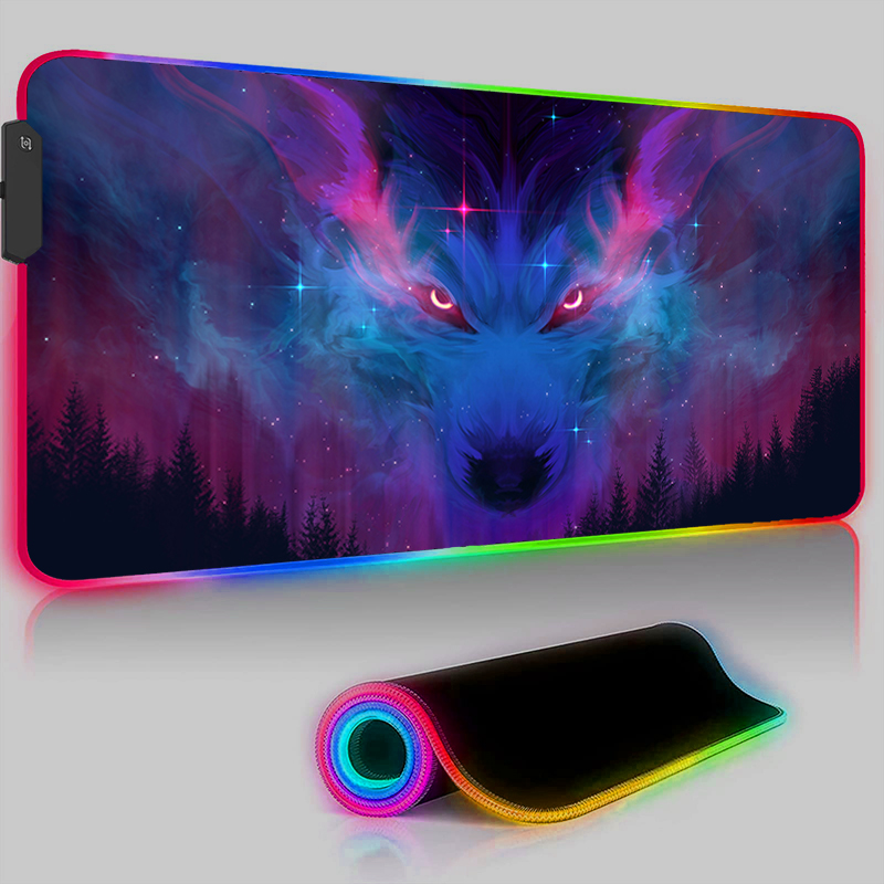 Mouse Pad Extended Rgb - RGB Gaming Mouse Pad, Large Desk