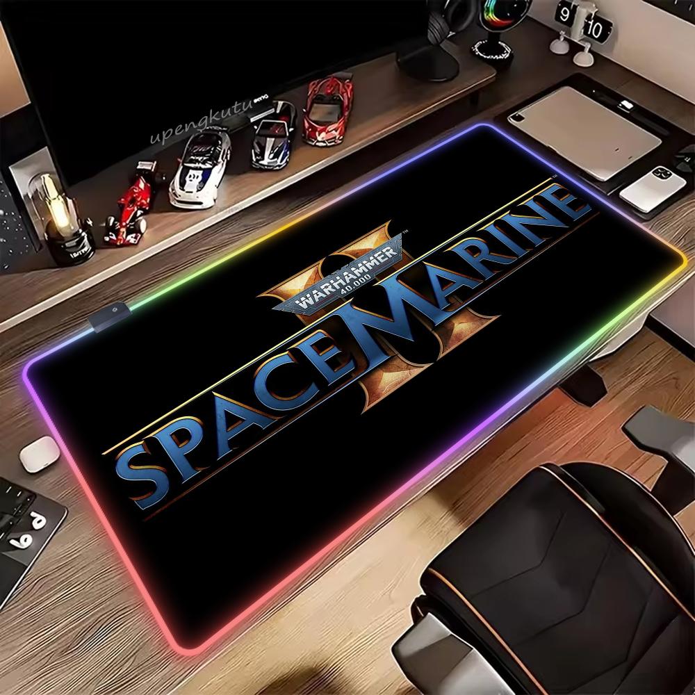 Mouse Pad Extended Rgb - Mouse Pad W-Warhammer 40k RGB Mousepad