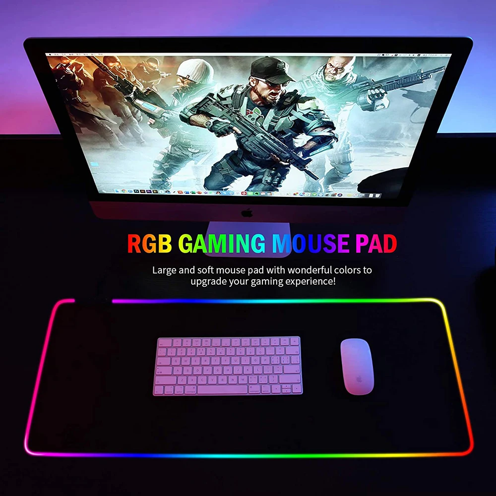 RGB Gaming Mouse Mat Pad - Lar - Mouse Pad Extended Rgb บทวิจารณ์และราคา