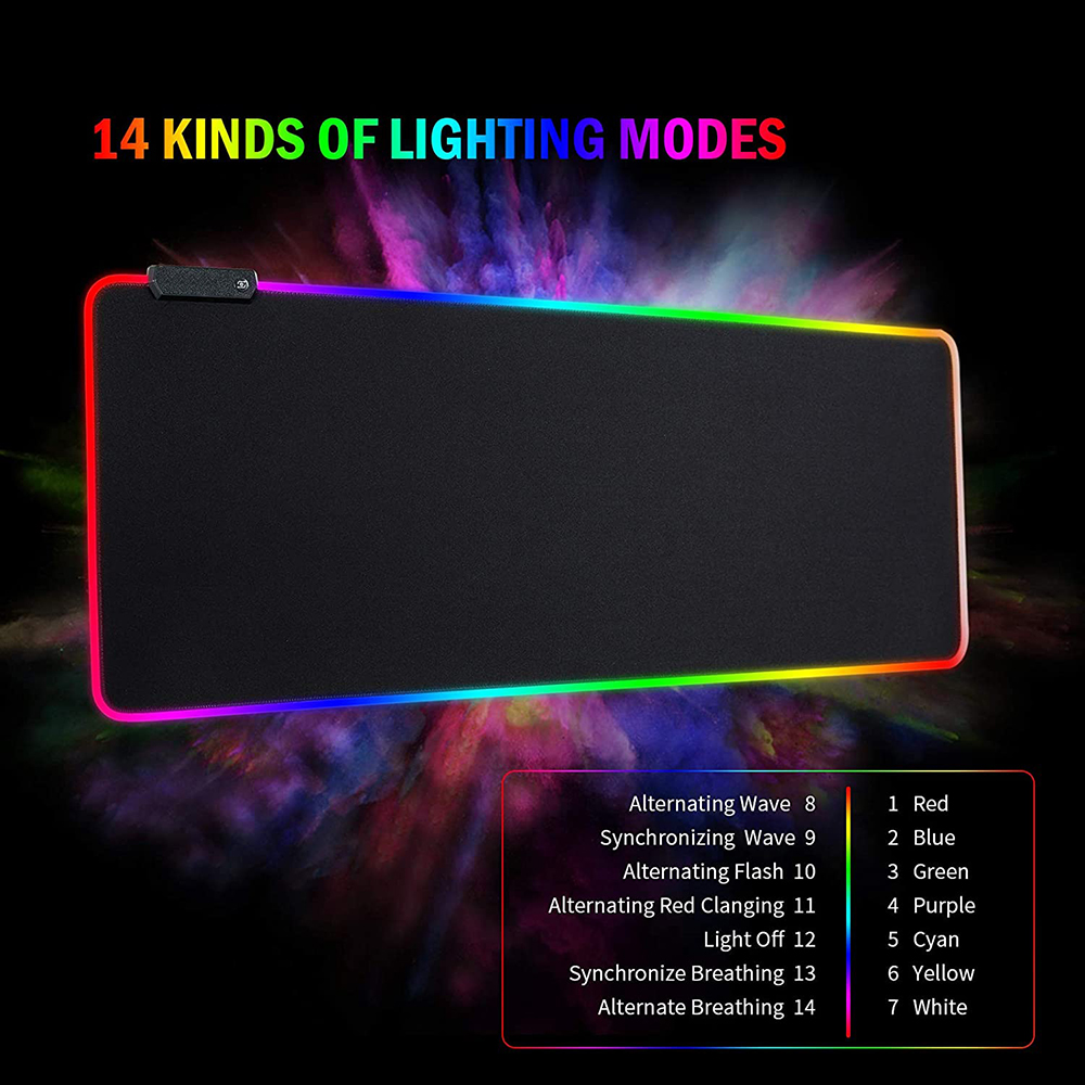 RGB Gaming Mouse Mat Pad - Lar - Mouse Pad Extended Rgb บทวิจารณ์และราคา