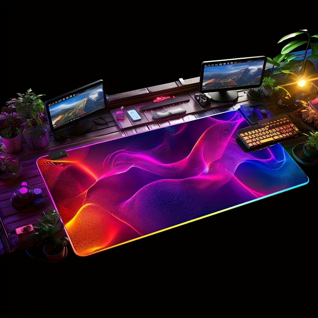 Large RGB Gaming Mouse Pad wit - Mouse Pad Extended Rgb บทวิจารณ์และราคา