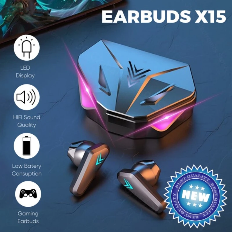 1PCS X15 TWS x15 pro wireless  - Esports Gaming Headset บทวิจารณ์และราคา