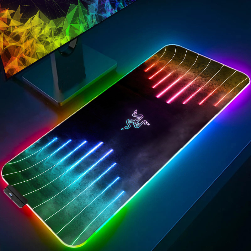 Luxury Razer RGB LED Mouse Pad - Mouse Pad Extended Rgb บทวิจารณ์และราคา