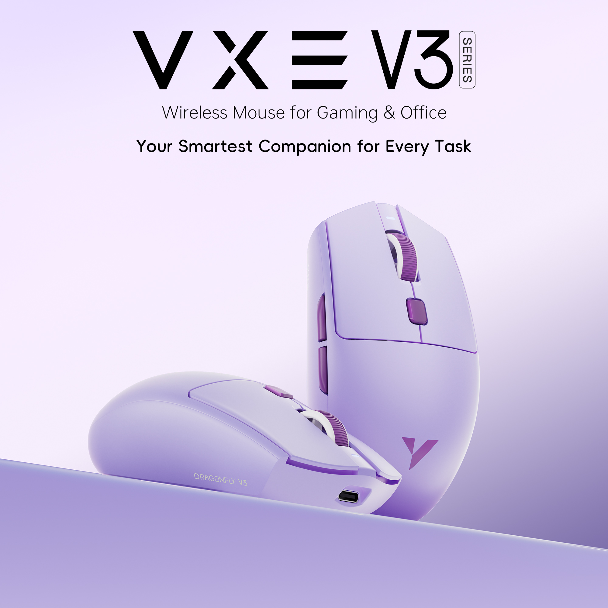 ATK VXE Dragonfly V3 PRO Bluet - Esports Gaming Mouse Wireless บทวิจารณ์และราคา