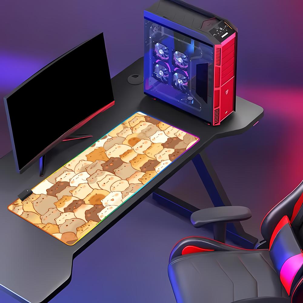 HYBXAXC Cute Chubby Cat Mouse  - Mouse Pad Extended Rgb บทวิจารณ์และราคา