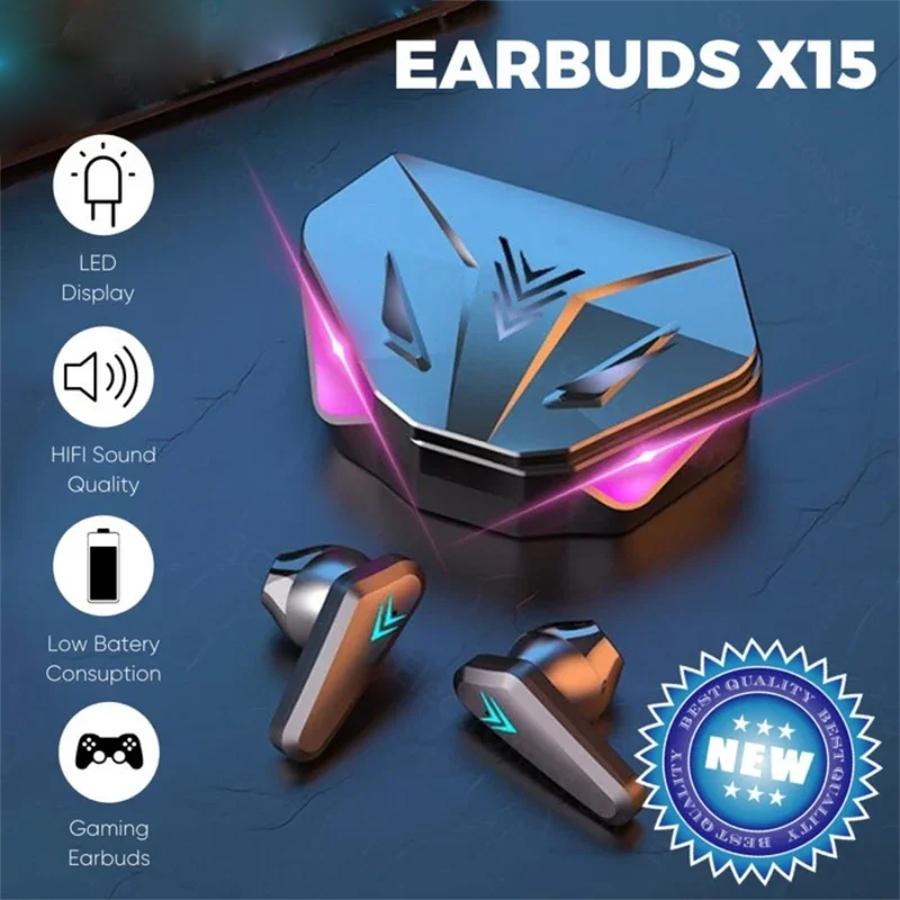 X15 TWS Wireless Earphone Blue - Esports Gaming Headset บทวิจารณ์และราคา