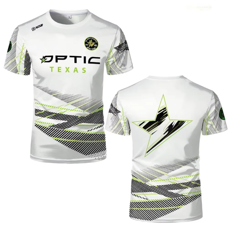Optic Texas Esports Jersey 3d  - Esports Gaming T Shirt บทวิจารณ์และราคา