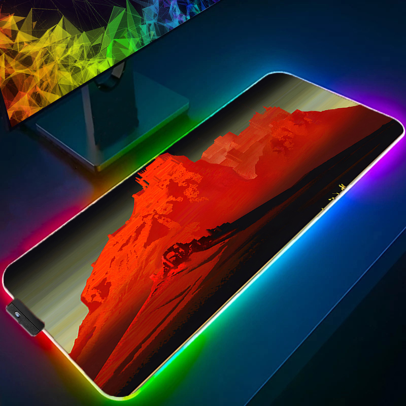 RGB LED Mouse Pad Multi Size G - Mouse Pad Extended Rgb บทวิจารณ์และราคา