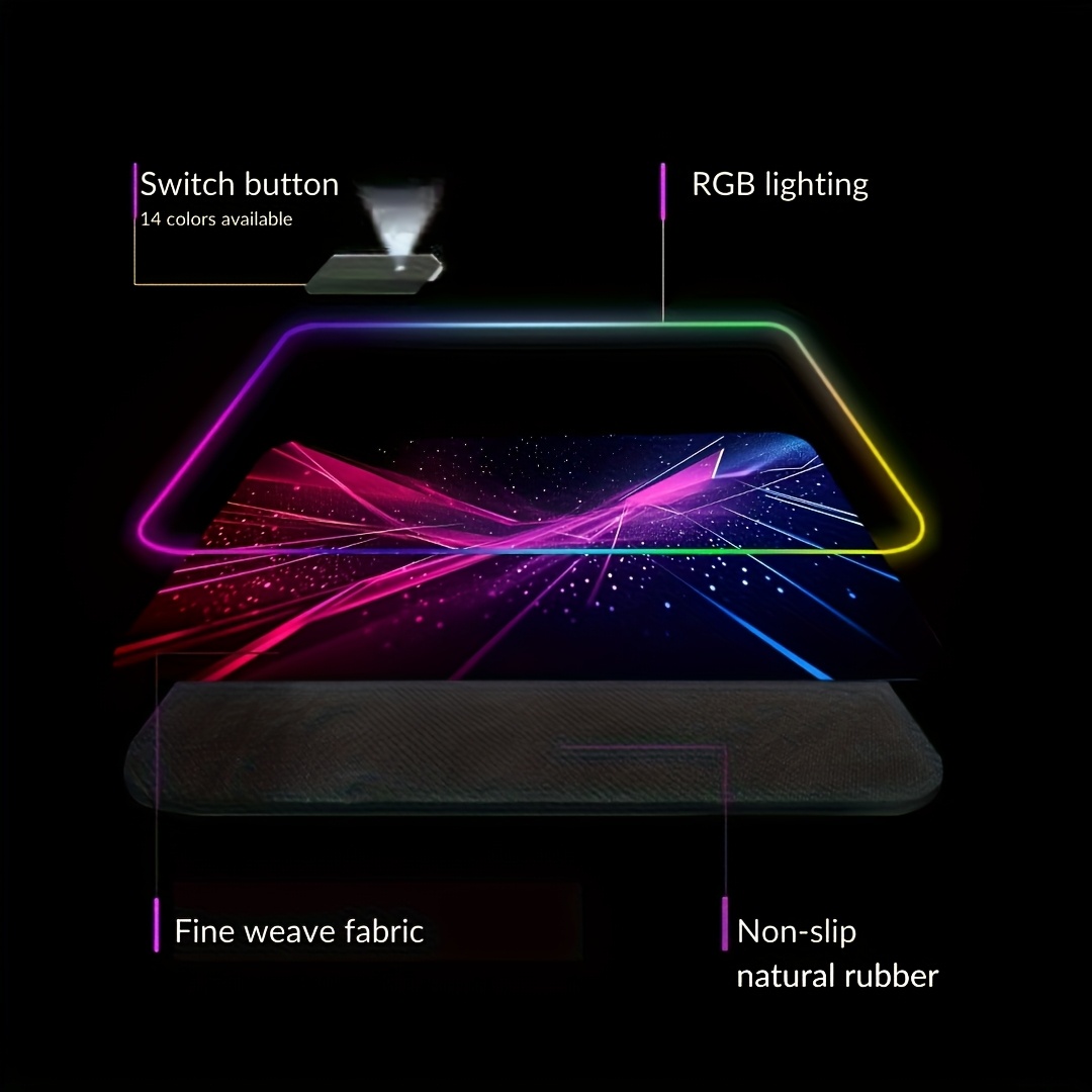Large RGB Gaming Mouse Pad - 1 - Mouse Pad Extended Rgb บทวิจารณ์และราคา