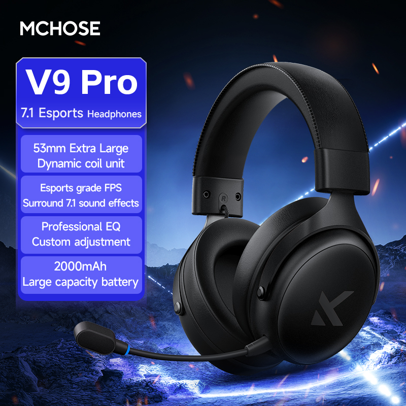 MCHOSE V9 Pro Headset with Mic - Esports Wireless Gaming Headset บทวิจารณ์และราคา