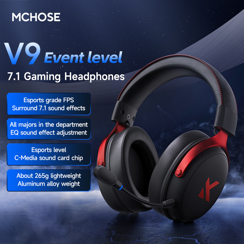 MCHOSE V9 Pro Headset with Mic - Esports Wireless Gaming Headset บทวิจารณ์และราคา