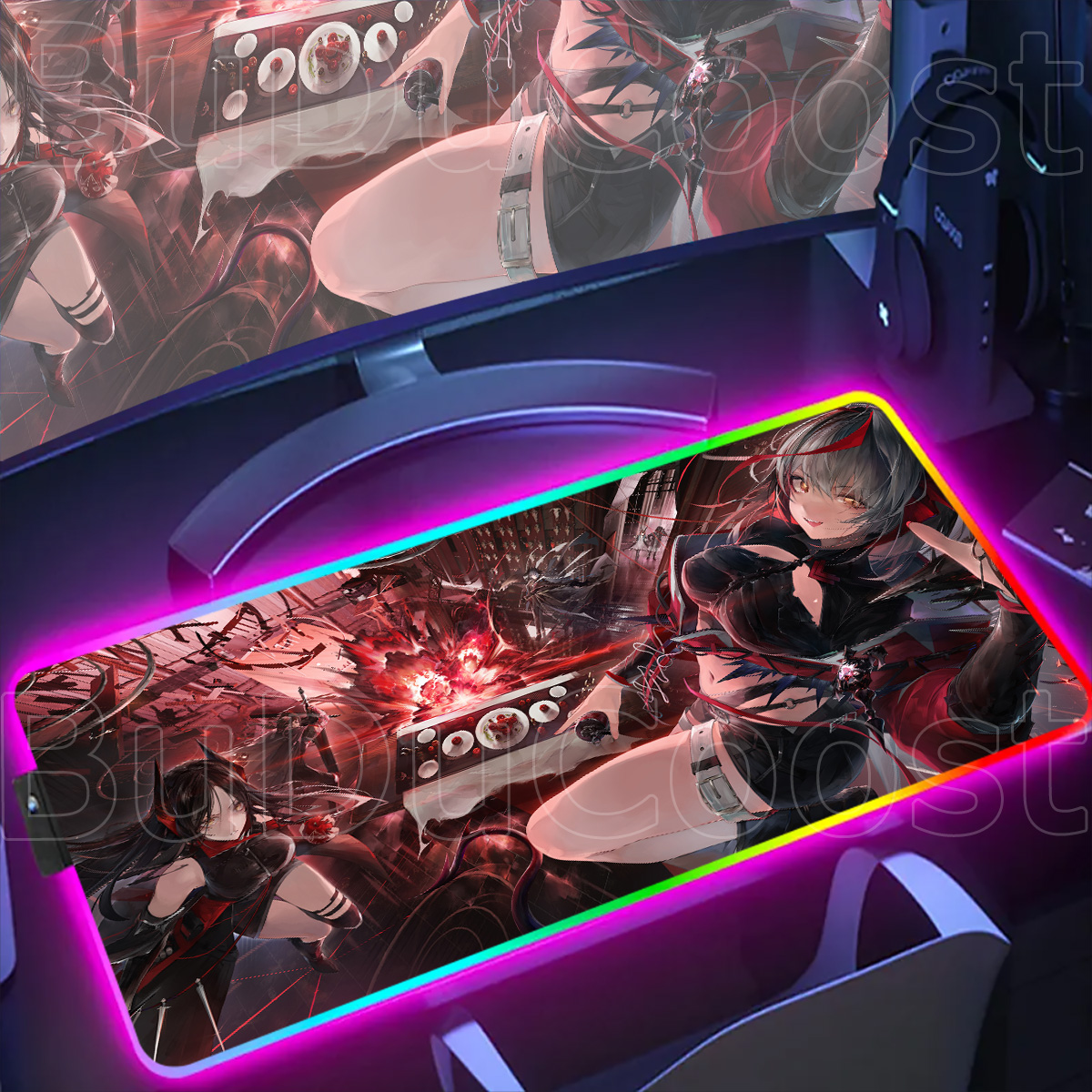 HD Printing Extended Large Gam - Mouse Pad Extended Rgb บทวิจารณ์และราคา