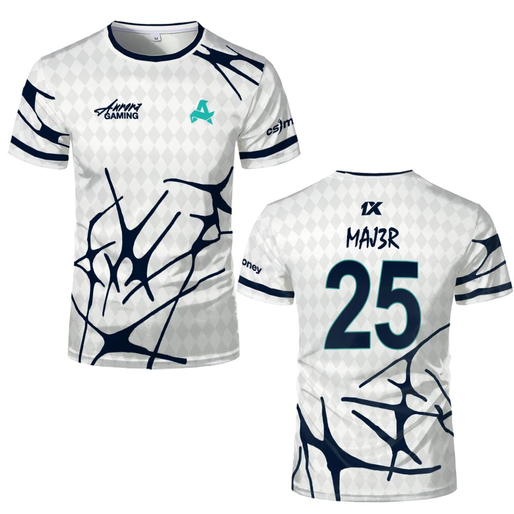 Esports Team Aurora Gaming Jer - Esports Gaming T Shirt บทวิจารณ์และราคา
