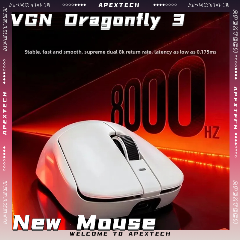VGN Dragonfly3 PRO Max Ultimat - Esports Gaming Mouse Wireless บทวิจารณ์และราคา