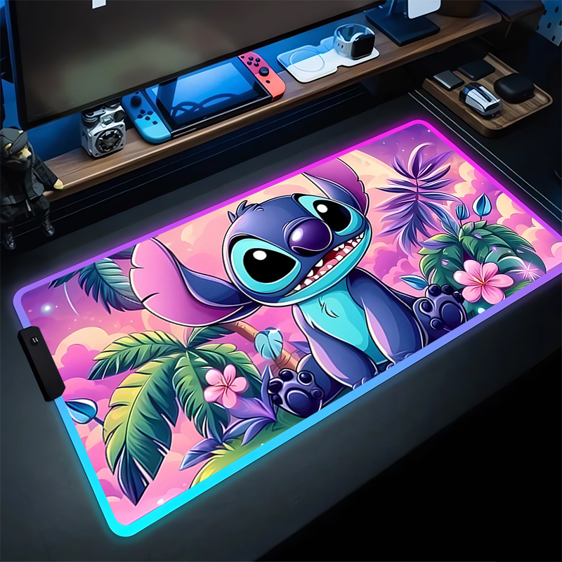 RGB Stitch Luminous Mouse Pad  - Mouse Pad Extended Rgb บทวิจารณ์และราคา