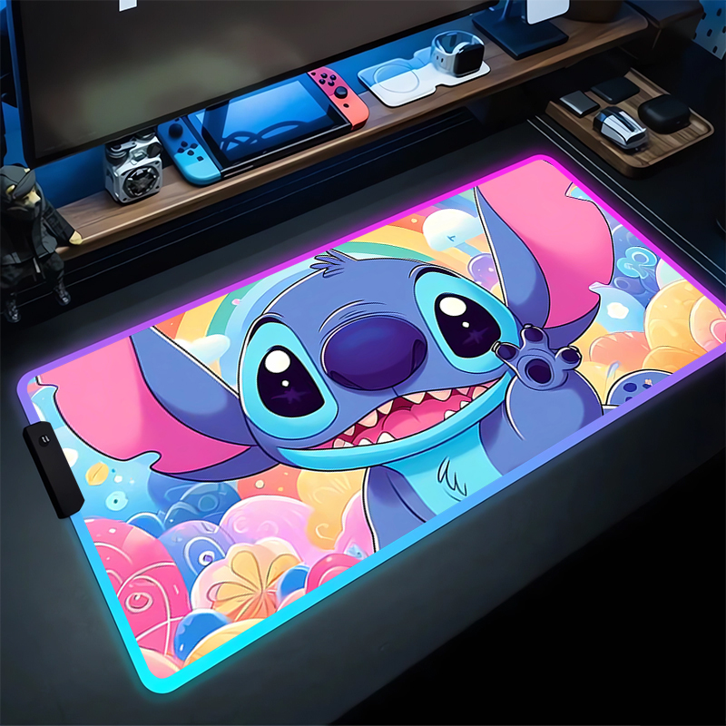 RGB Stitch Luminous Mouse Pad  - Mouse Pad Extended Rgb บทวิจารณ์และราคา