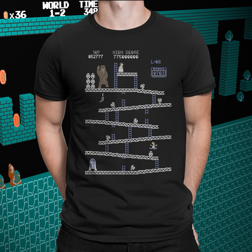 Donkey Kong T Shirt 8bit Pixel - Esports Gaming T Shirt บทวิจารณ์และราคา