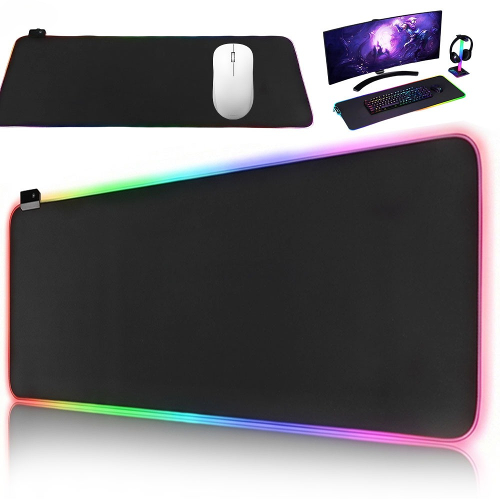 1pc Waterproof & Anti-Fray RGB - Mouse Pad Extended Rgb บทวิจารณ์และราคา